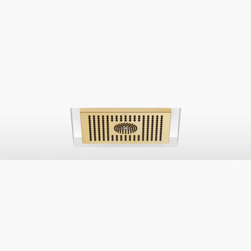 DORNBRACHT Regenbrause für Deckeneinbau SERIENSPEZIFISCH 28044980 300 x 240 mm Messing gebürstet (23kt Gold), 28044980-28 Galeriebild 1